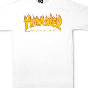 Thrasher white tee
